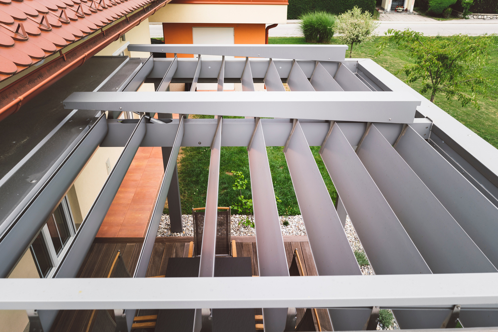 Beautiful luxury pergola